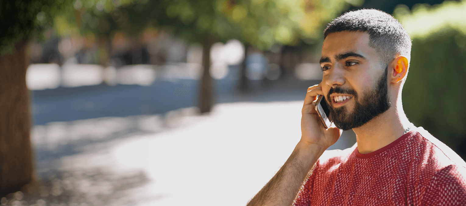 man with phone